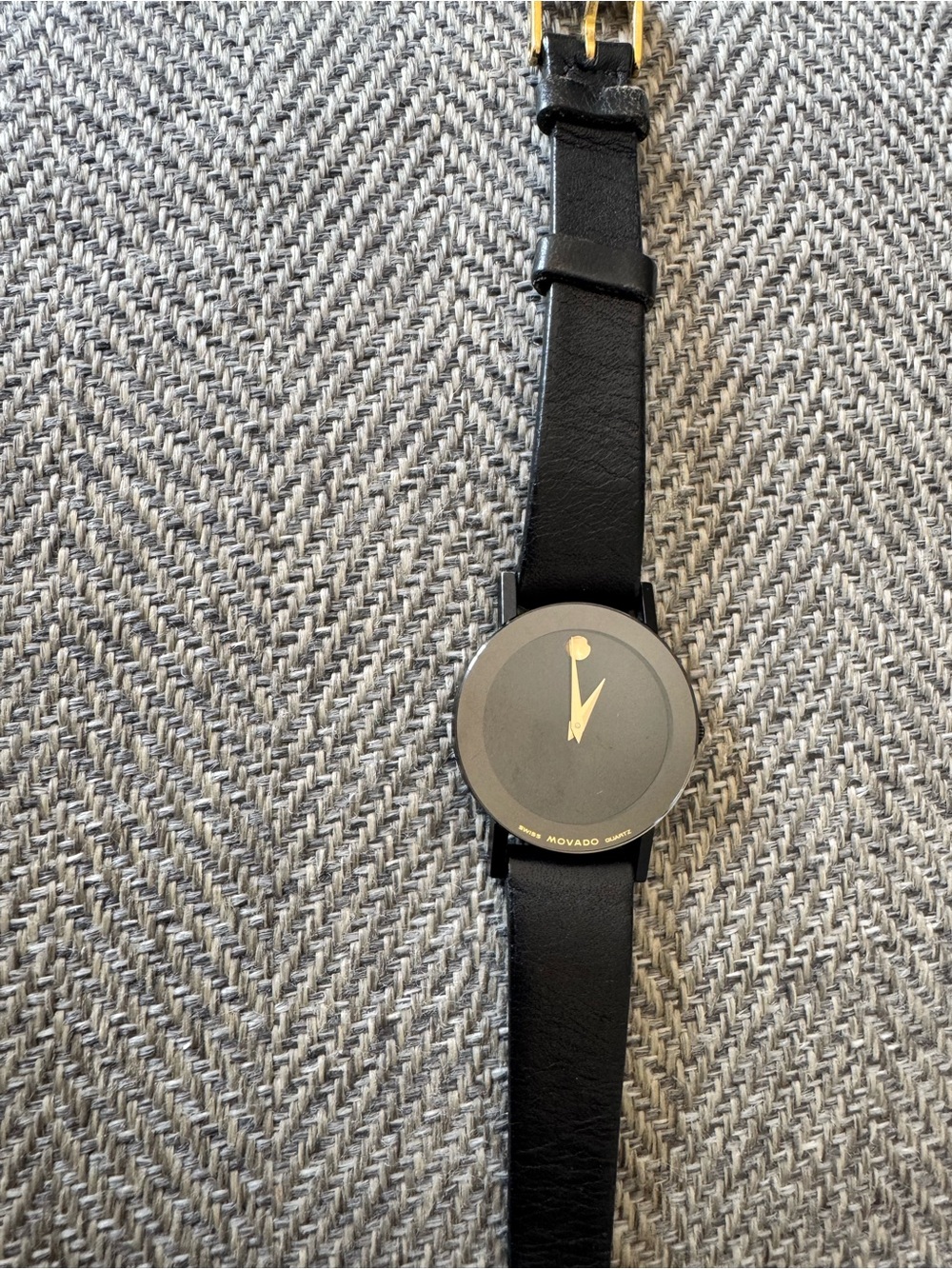 His&Hers Movado Classic Black Museum Watches w/ Gold Accents
$300pair or $150ea. - Picture 8 of 11